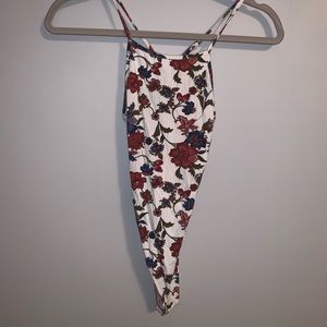 Forever 21 Floral Bodysuits